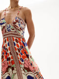 CAROLINA K VESTIDO JOYCE PUNTA PRINT