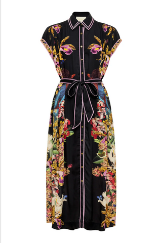 CAROLINA K KAFTAN VALERIE DIVINE BIRDS  BLACK