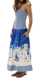 CAROLINA K VESTIDO MALLA BOAT STRIPE