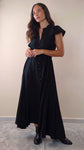 LA BIKINERIA OLIVIA LONG BLACK DRESS