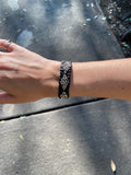 ISHI BRAZALETE SILVER LINE BLACK