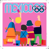 MARCA MEXICO POSTER M68 ENMARCADO