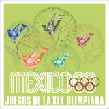 MARCA MEXICO POSTER M68 ENMARCADO