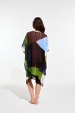 MAPOESIE VESTIDO ELIA FORMA TEAL