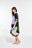 MAPOESIE VESTIDO ELIA FORMA TEAL