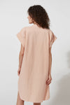 MAPOESIE SYRACUSE VICHY TAN DRESS