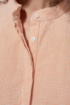 MAPOESIE VESTIDO SYRACUSE VICHY TAN