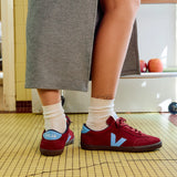 VOLLEY SUEDE GRENAT AQUA EAGLE