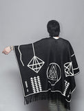 PAY'S PONCHO REPTILECTRIC BLACK