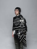 PAY'S PONCHO REPTILECTRIC BLACK