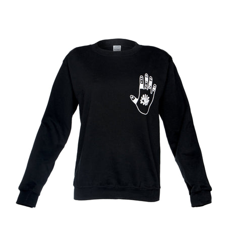 AMOR & ROSAS SUDADERA MYSTIC BLACK
