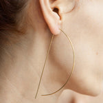 METRIC ARETES HILO GOLD