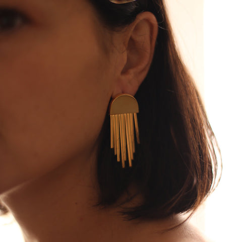 METRIC ARETES PALMA GOLD