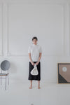JUANA DE MEXICO KNOT BAG WHITE
