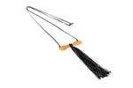 LORENA PESTANA DOUBLE POM POM WINGS NECKLACE