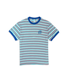 GUIRI PINK/BLUE STRIPED T-SHIRT