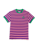 GUIRI RED/GREEN STRIPED T-SHIRT