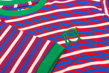 GUIRI RED/GREEN STRIPED T-SHIRT