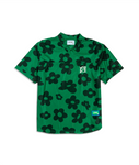 GUIRI JERSEY FLOWERS GREEN