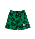 GUIRI SHORTS FLOWERS GREEN