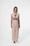 LA TROUPE VESTIDO BRONCE CREAM