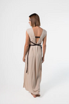 LA TROUPE VESTIDO BRONCE CREAM