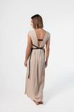 LA TROUPE VESTIDO BRONCE CREAM