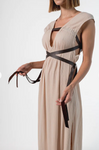 LA TROUPE VESTIDO BRONCE CREAM