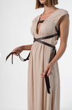 LA TROUPE VESTIDO BRONCE CREAM