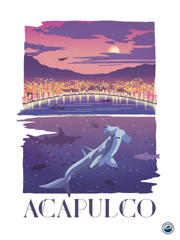 TRAVEL POSTER POSTER ACAPULCO