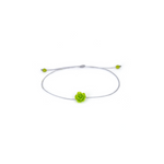 LORENA PESTANA PULSERA DIJE ROSA