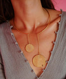 SOPHIE CHOKER DOS CIRCULOS GOLD