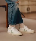 VEJA CAMPO CHROMEFREE WHITE MATCHA WOMAN