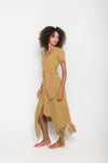 LA TROUPE SANDALWOOD YELLOW DRESS