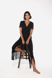 LA TROUPE VESTIDO SANDALO BLACK